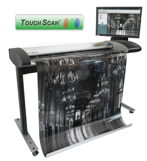 TouchScan 44" large document scanner -  large photo scanner